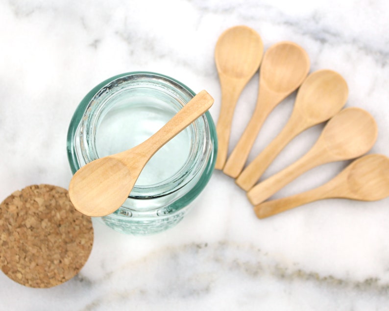 BULK mini WOODEN spoons 3 inch wood teaspoons small wooden Etsy