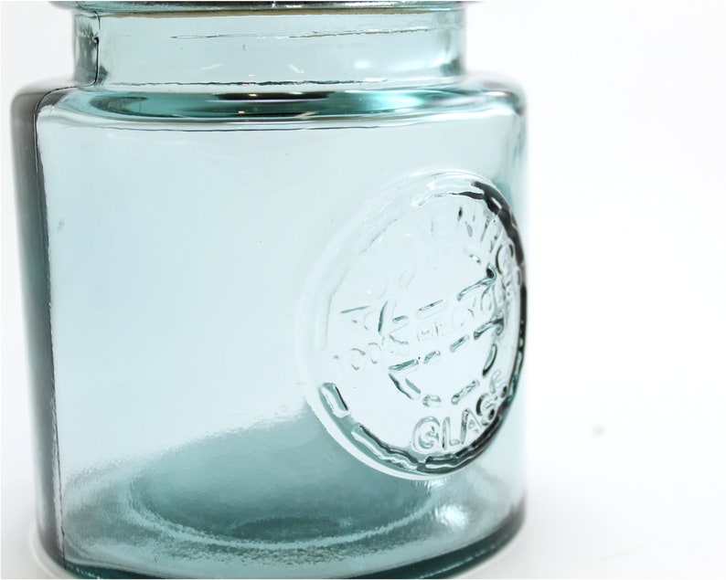 Large round glass jar with cork 17 oz 500 ml large glass jar Etsy