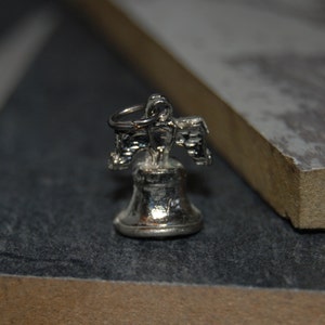 Liberty Bell Charm Philadelphia Pendant in Sterling #BKC-CHRM44