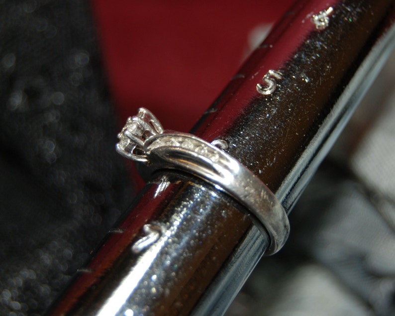 Vintage Princess Round Illusion Marquise Diamond Mid Century Set 925 Sterling Engagement Wedding Solitaire Ring #BKC-RNG149