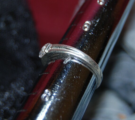 Sterling Silver Vintage Retro Mod Modernist Princ… - image 5