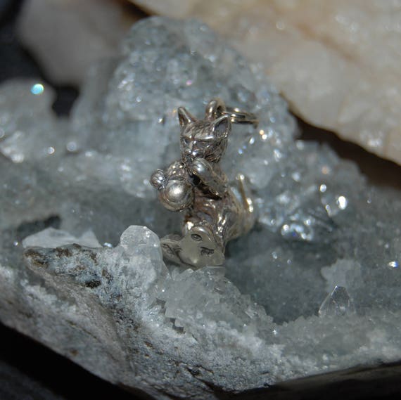 Cat Pendant in Sterling #BKB-KCHRM96 - image 1