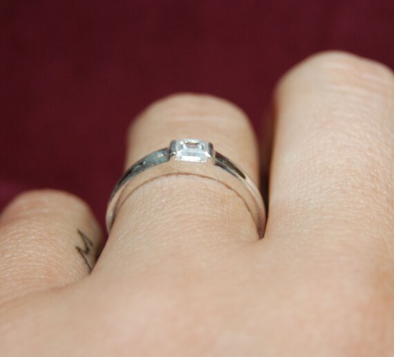 Sterling Silver Vintage Retro Mod Modernist Princ… - image 3