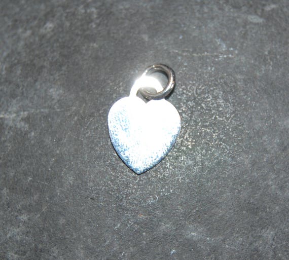 Vintage Tiny Heart Dog Cat Tag Pet Collar or Char… - image 4