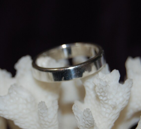 Classic Stacking Flat 925 Sterling Anniversary We… - image 4