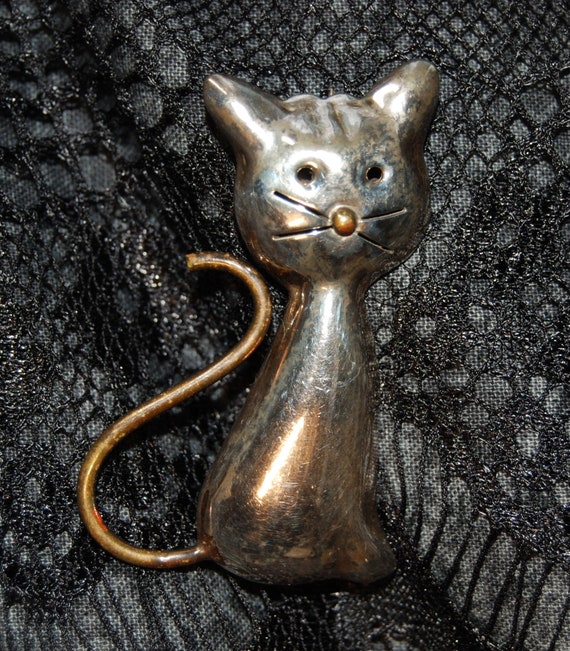 Vintage Large Kitty Cat Kitten Feline Familiar St… - image 1
