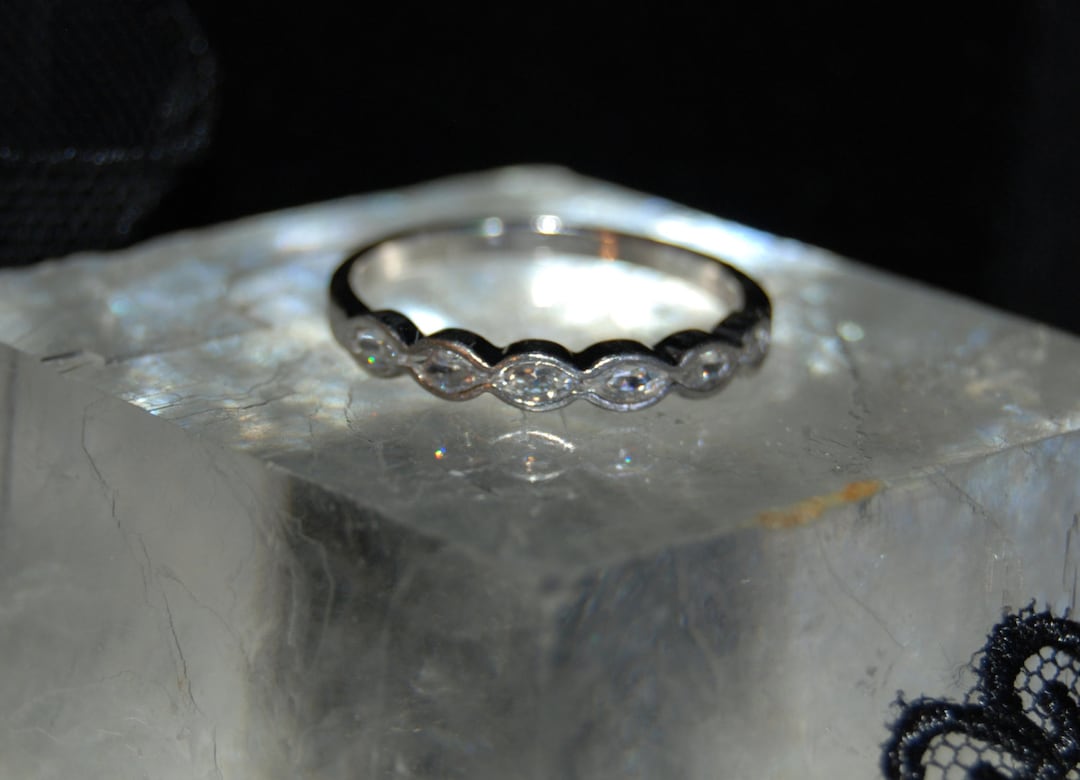 MAIDEN R-167 リング Amazon.com: Fashion 925 Sterling Silver Shiny Half Full