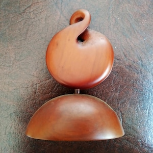 Wood twist carving statue. W17