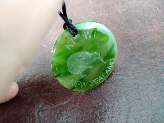 Kiwi jade necklace discount