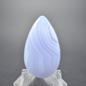Blue lace agate cabochon