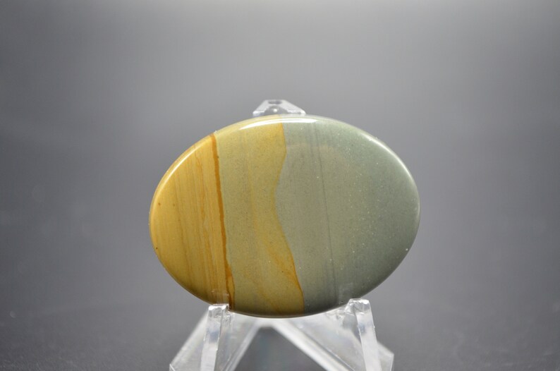 Deer sky picture jasper cabochon
