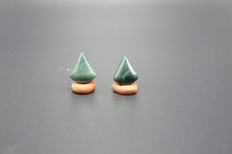 Matching set of ellipso jasper cabochons