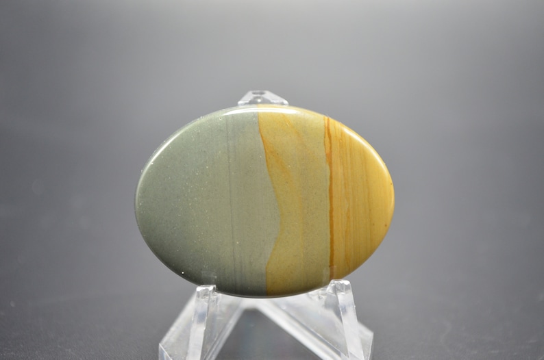 Deer sky picture jasper cabochon