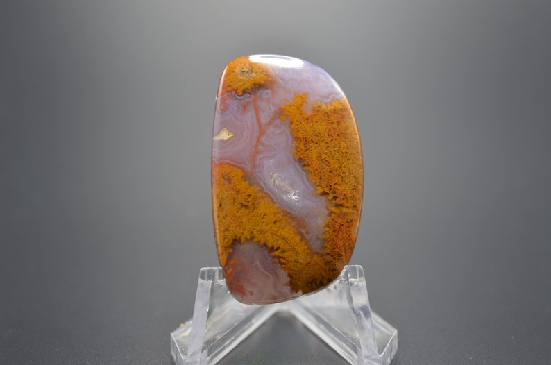 Cathedral agate cabochon