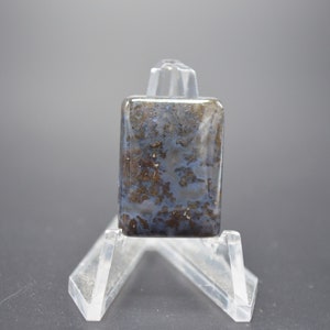 Woodward ranch plume agate cabochon