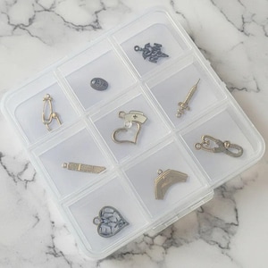 Nurse/EMT Charm Box - 9 pc., Gold - - LadybugfeetDesigns -