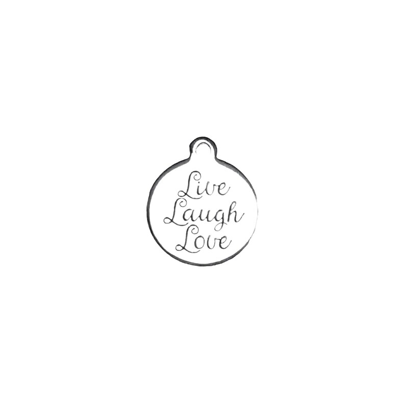 Live Laugh Love Charm - - LadybugfeetDesigns -