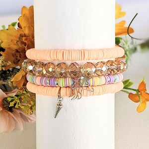 Unicorn Dream Stretch Bracelet Stack - - LadybugfeetDesigns -
