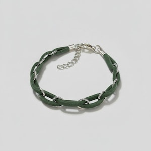 Braided Suede Bracelet - - LadybugfeetDesigns -