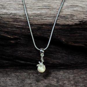 Sea Turtle Hatchling necklace, Sterling Silver - 24 inch