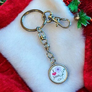 Faithful Keychain/Purse Clip - - LadybugfeetDesigns -