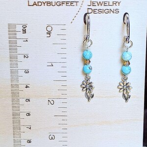 Cobblestone Pond Beaded Necklace / Earring Set, 22 inch - - LadybugfeetDesigns -