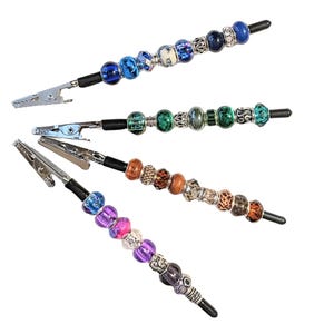 Silver Bracelet Helper-D.i.y.- Pick Your Colors! - - LadybugfeetDesigns -