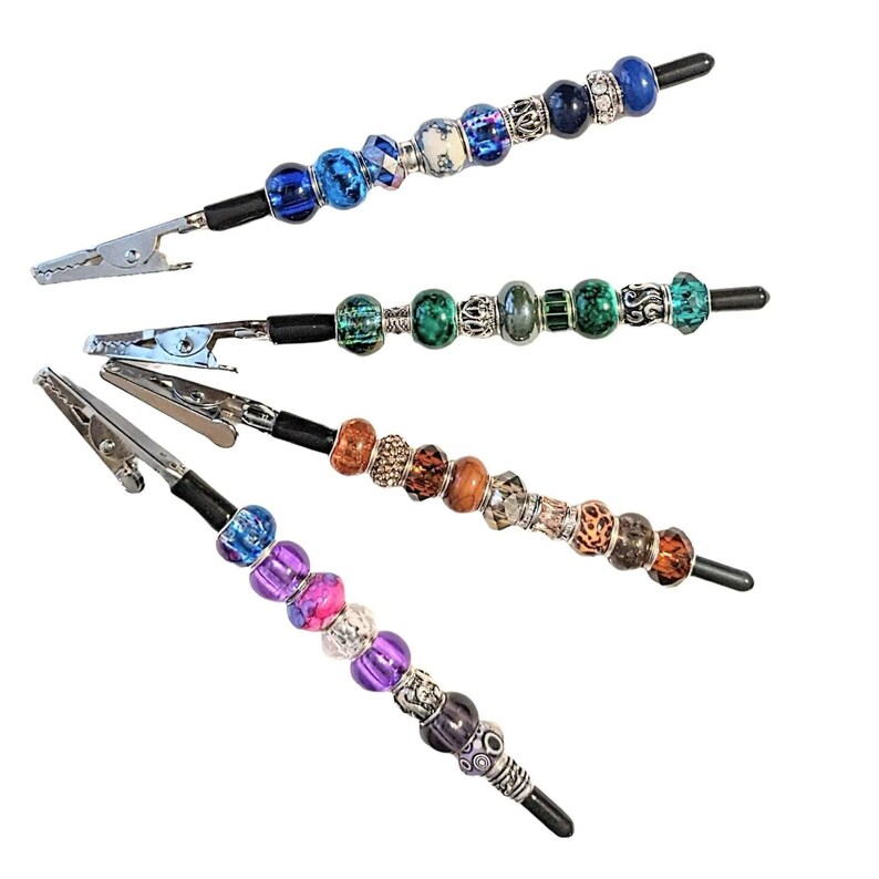 Silver Bracelet Helper-D.i.y.- Pick Your Colors! - - LadybugfeetDesigns -