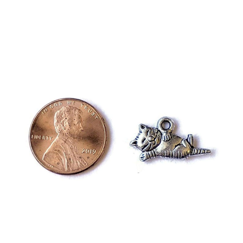 Playful Kitty Charm - - LadybugfeetDesigns -