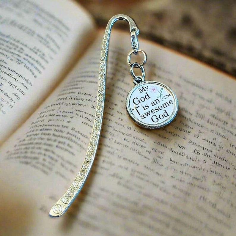 Religious Gift Charm Bookmark- Choose one - - LadybugfeetDesigns -