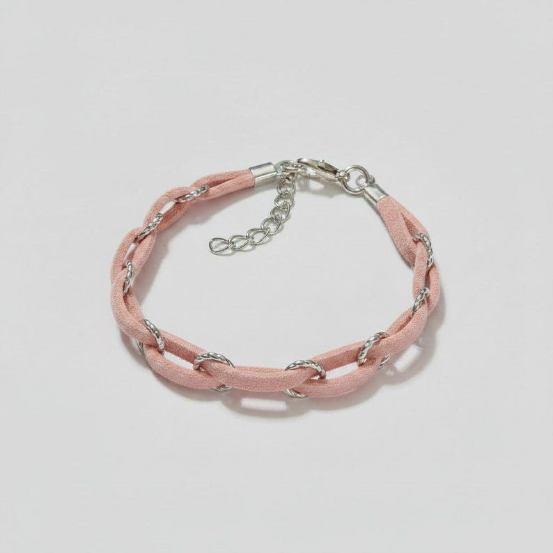 Braided Suede Bracelet - - LadybugfeetDesigns -