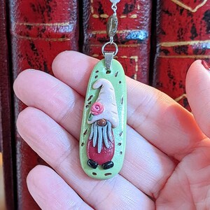 Gnome Labradorite Bead Bookmark - - LadybugfeetDesigns -