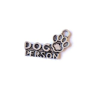 Dog Person Charm - - LadybugfeetDesigns -