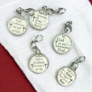 Religious Gift Charm Bookmark- Choose one