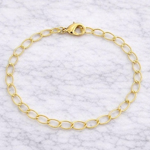 14K Gold Filled Twisted Bracelet - D.i.y. - Build Your Charm Bracelet!