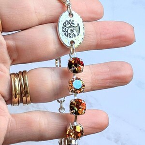 Tree of Life Faceted Crystal Bracelet - - LadybugfeetDesigns -