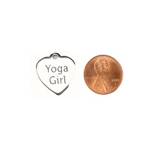Yoga Girl Charm - - LadybugfeetDesigns -