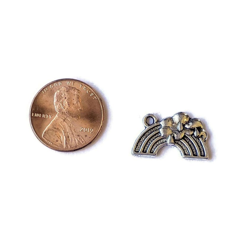 Rainbow Bridge Pet Bereavement Charm - - LadybugfeetDesigns -