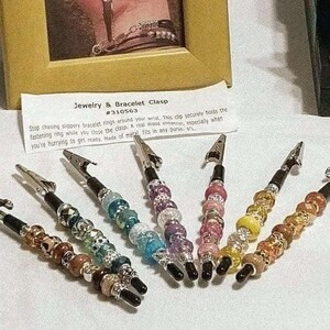 Silver Bracelet Helper-D.i.y.- Pick Your Colors! - - LadybugfeetDesigns -