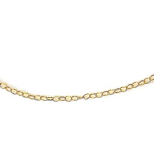 Shiny Gold-Tone Oval Link Charm Bracelet Base - D.i.y. - Build Your Charm Bracelet! - - LadybugfeetDesigns -