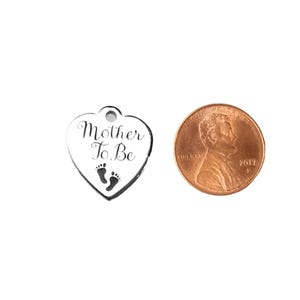 Mother To Be Charm - - LadybugfeetDesigns -