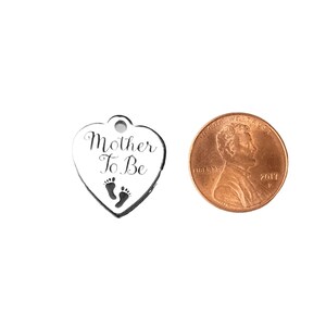 Mother To Be Charm - - LadybugfeetDesigns -