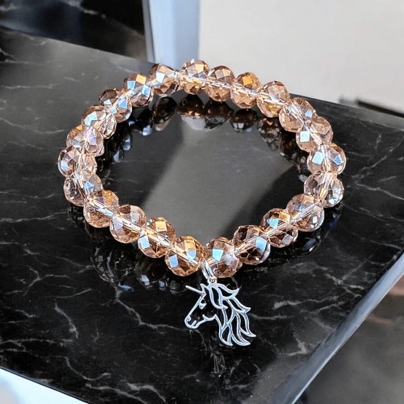 Unicorn Dream Stretch Bracelet Stack - - LadybugfeetDesigns -