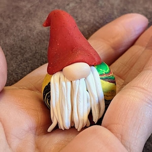 Gonk Gnome Garden Jewels/ Garden Suncatcher/ 12" or 24" Plant Stake - - LadybugfeetDesigns -