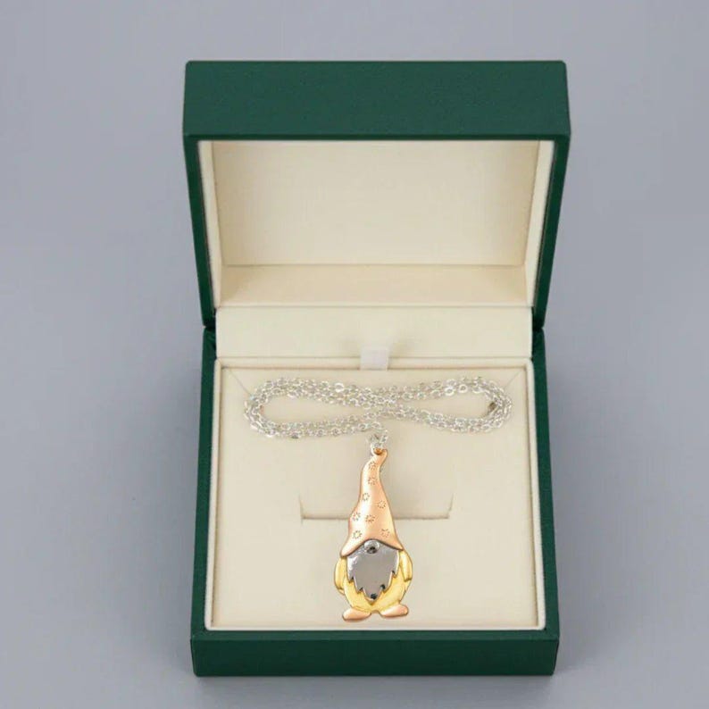Boho Gnome Necklace II, Silver - - LadybugfeetDesigns -