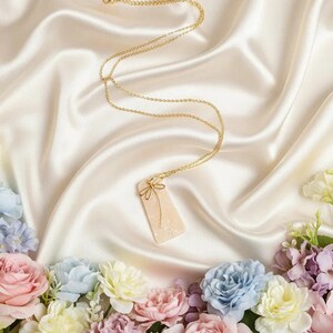 Dragonfly Tag necklace, Gold - 30 inch - - LadybugfeetDesigns -