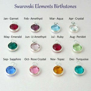 Expandable Initial & Birthstone Charm Ring,Gift for her - - LadybugfeetDesigns -