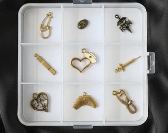 Verpleegster/EMT-bedeldoos - 9 stuks, goud