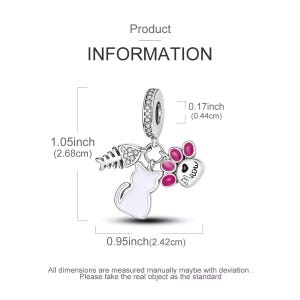 Meow Cat Trio Charm Necklace, 20 inches - Silver - - LadybugfeetDesigns -