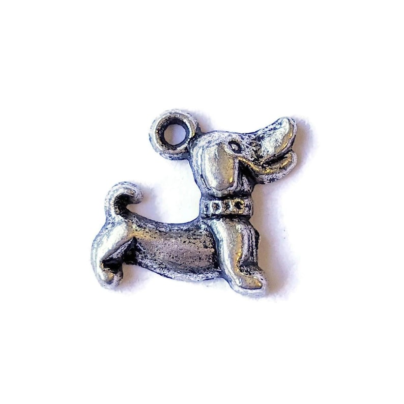 Medium Dachshund/Weiner Dog Charm - - LadybugfeetDesigns -